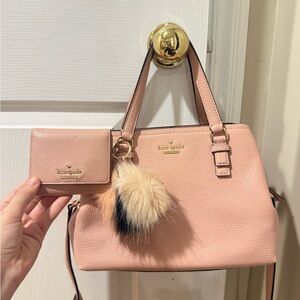 Kate Spade Blush Pink Satchel and Wallet Set